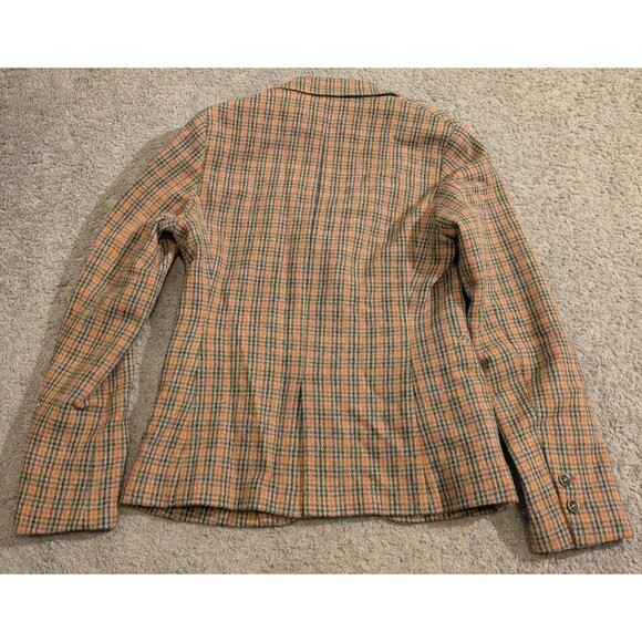 Uniqlo x Ines De La Fressange Wool Blend Plaid Blazer Jacket Women's Small - Picture 2 of 8